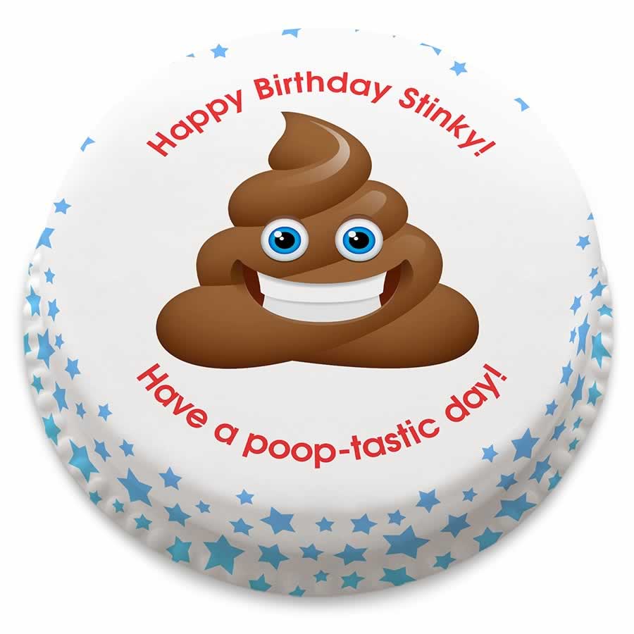 16 Napkins Happy Birthday Poop Emoji Party 9 Plates 16 