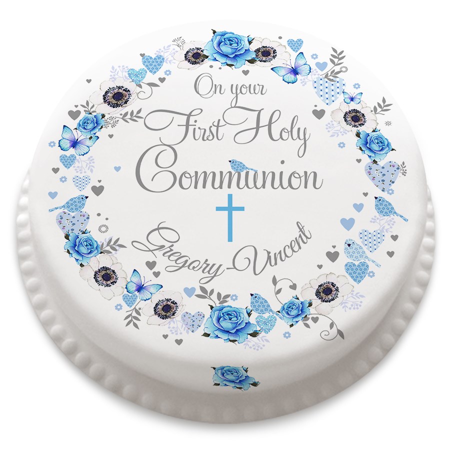 First Holy Communion - Decorated Cake by RED POLKA DOT - CakesDecor